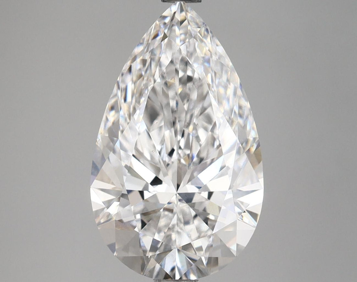 3.69 Carat Pear Shaped Ideal Cut VS1 IGI Certified Lab Grown Diamond