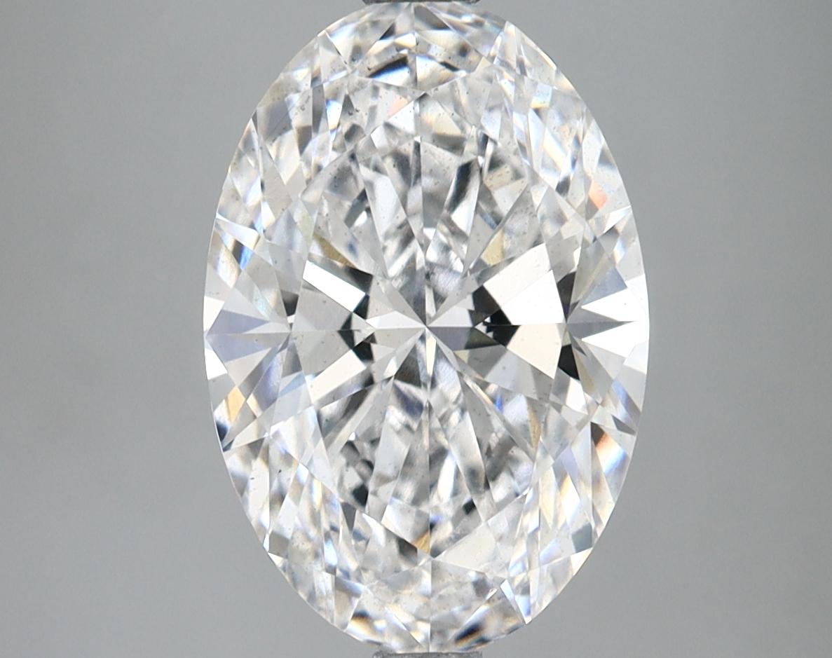 3.68 Carat Oval Shaped Ideal Cut SI1 IGI Certified Lab Grown Diamond