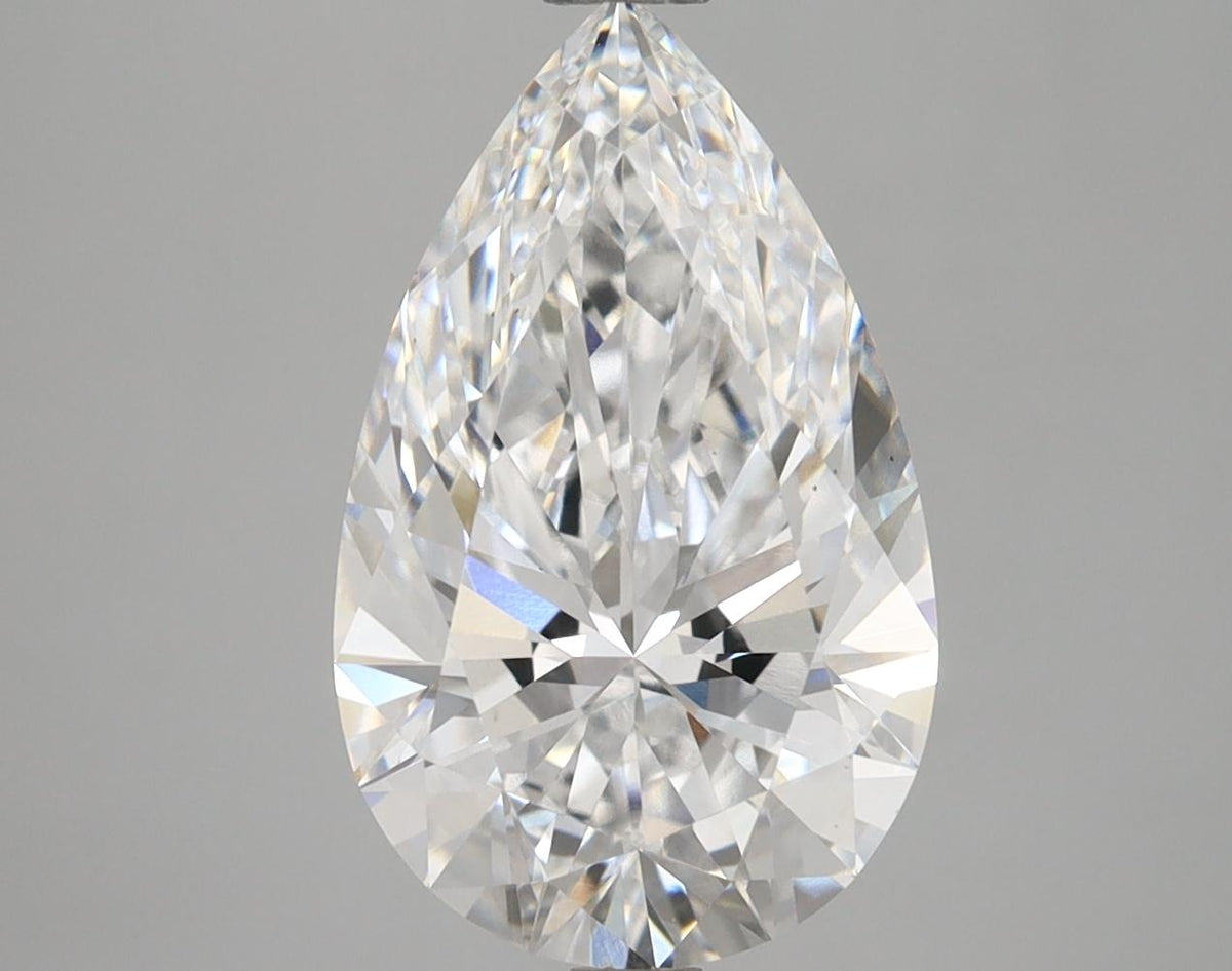 3.67 Carat Pear Shaped Ideal Cut VS1 IGI Certified Lab Grown Diamond