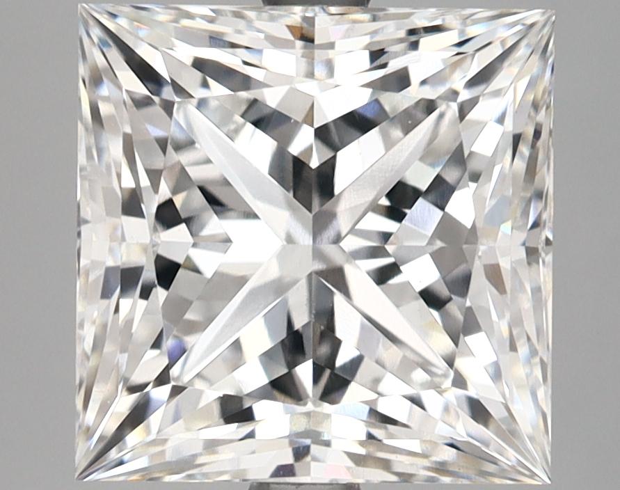 5.03 Carat Princess Shaped Ideal Cut VS1 IGI Certified Lab Grown Diamond