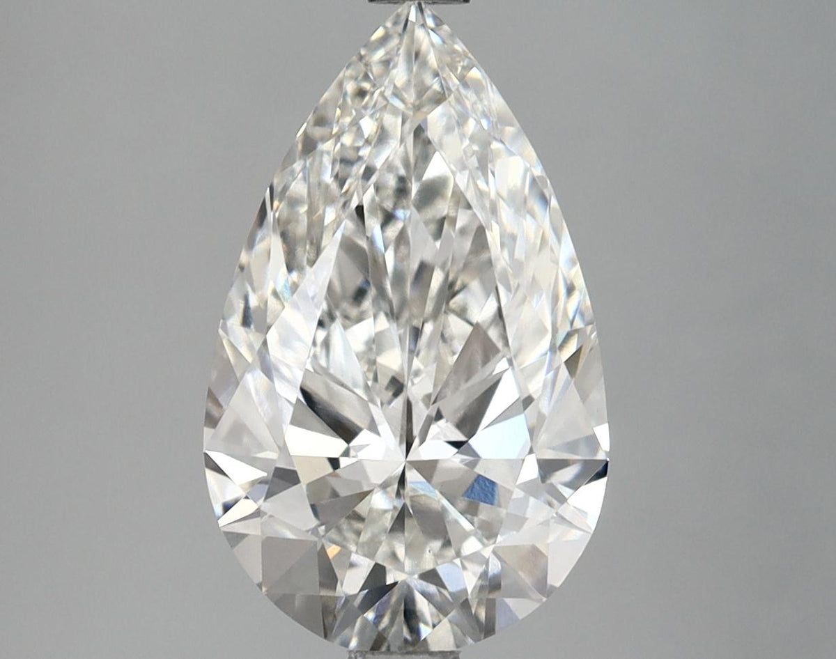 2.96 Carat Pear Shaped Ideal Cut VS1 IGI Certified Lab Grown Diamond