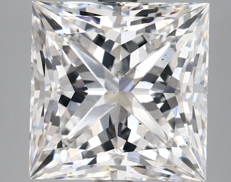 5.26 Carat Princess Shaped Ideal Cut VS2 IGI Certified Lab Grown Diamond