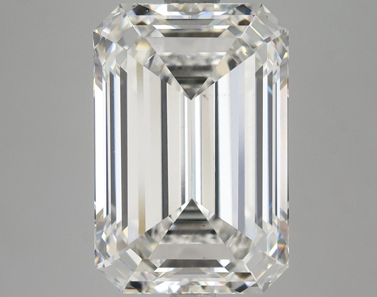 6.78 Carat Emerald Shaped Excellent Cut VS1 IGI Certified Lab Grown Diamond