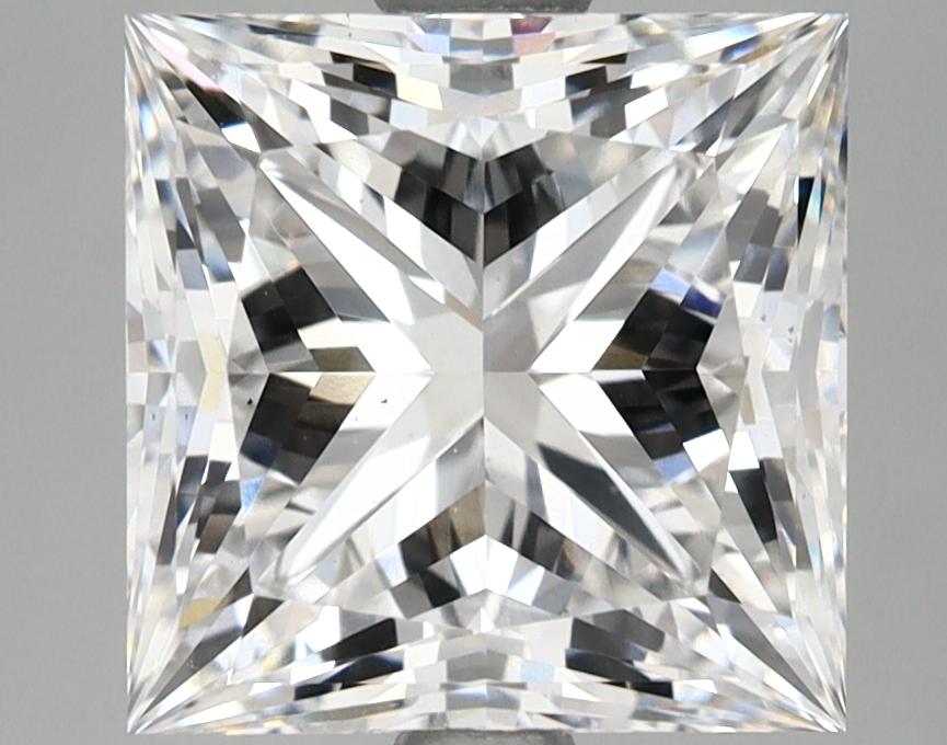 4.43 Carat Princess Shaped Ideal Cut VS1 IGI Certified Lab Grown Diamond