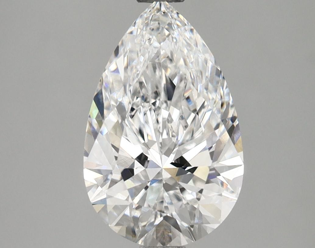 2.11 Carat Pear Shaped Ideal Cut VVS2 IGI Certified Lab Grown Diamond