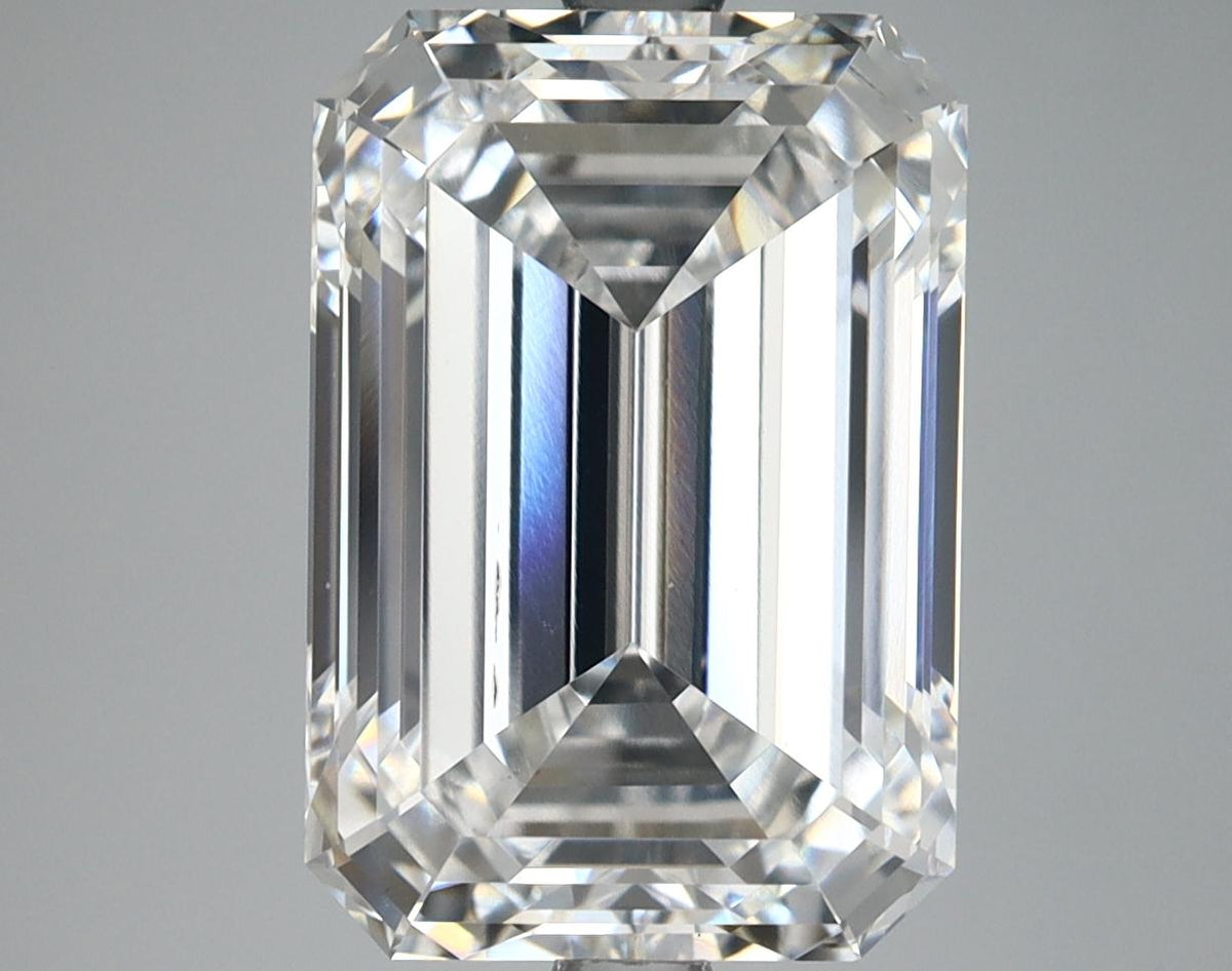 6.54 Carat Emerald Shaped Ideal Cut VS2 IGI Certified Lab Grown Diamond