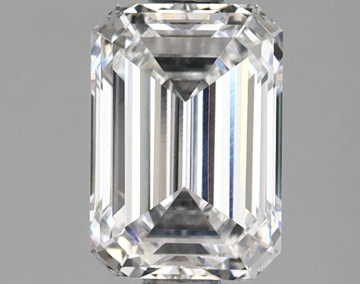 1.52 Carat Emerald Shaped Ideal Cut VVS2 IGI Certified Lab Grown Diamond