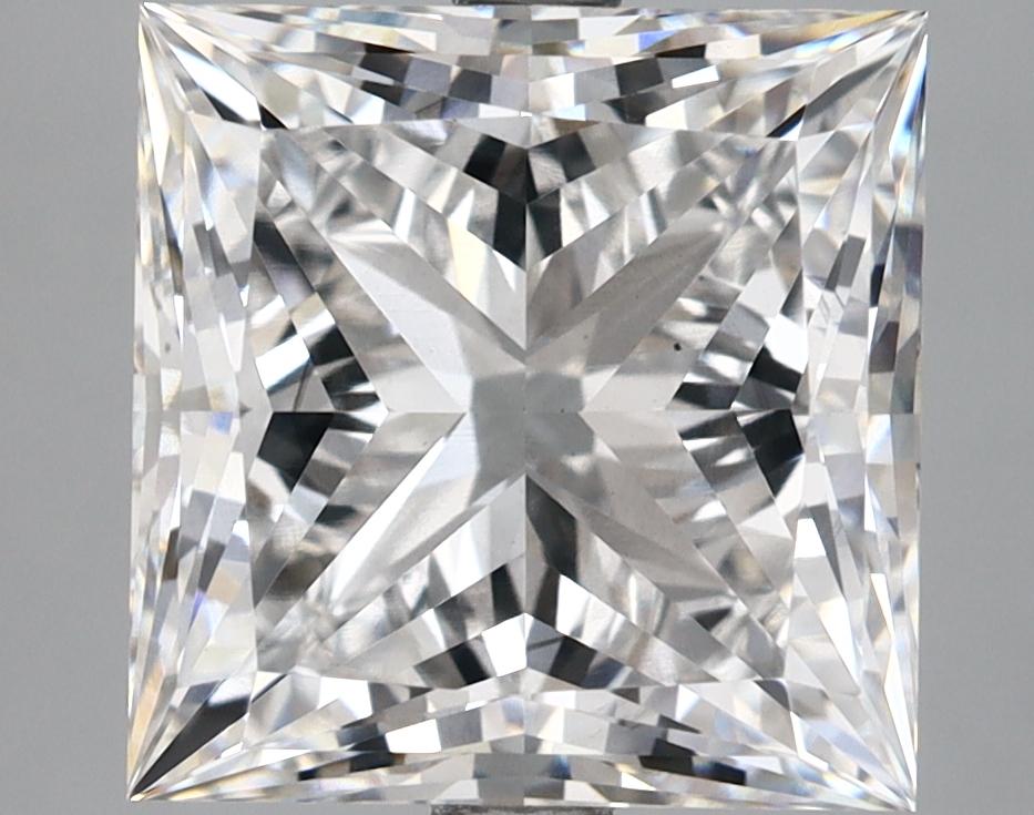 5.56 Carat Princess Shaped Ideal Cut VS2 IGI Certified Lab Grown Diamond
