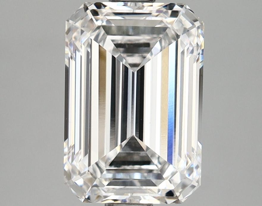 2.46 Carat Emerald Shaped Ideal Cut VVS2 IGI Certified Lab Grown Diamond