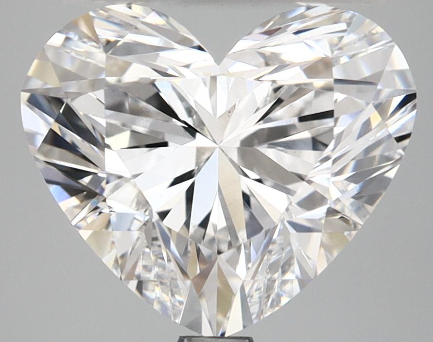 4.08 Carat Heart Shaped Excellent Cut VVS2 IGI Certified Lab Grown Diamond