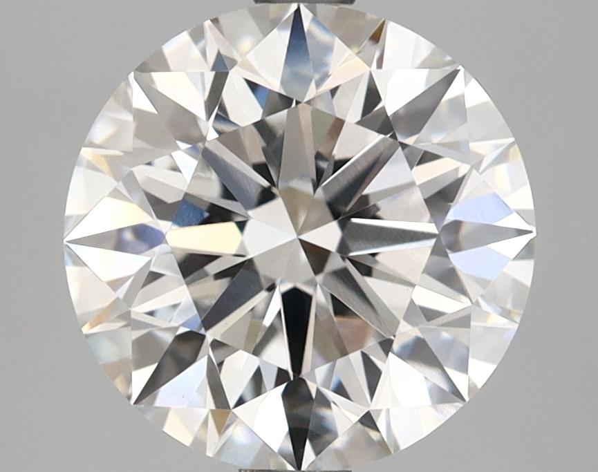 3.14 Carat Round Shaped Ideal Cut VVS2 IGI Certified Lab Grown Diamond
