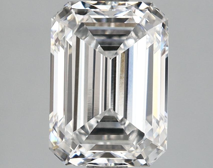 2.61 Carat Emerald Shaped Ideal Cut VS1 IGI Certified Lab Grown Diamond