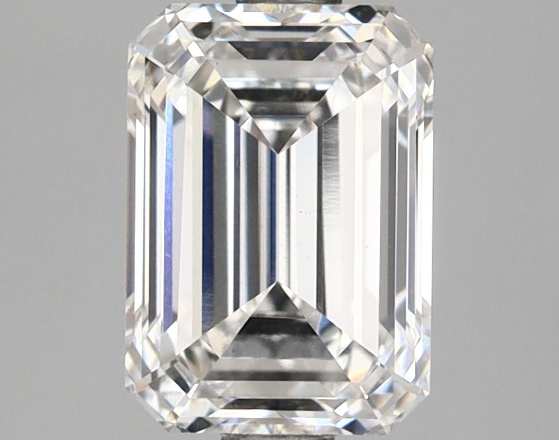 2.06 Carat Emerald Shaped Ideal Cut VVS2 IGI Certified Lab Grown Diamond