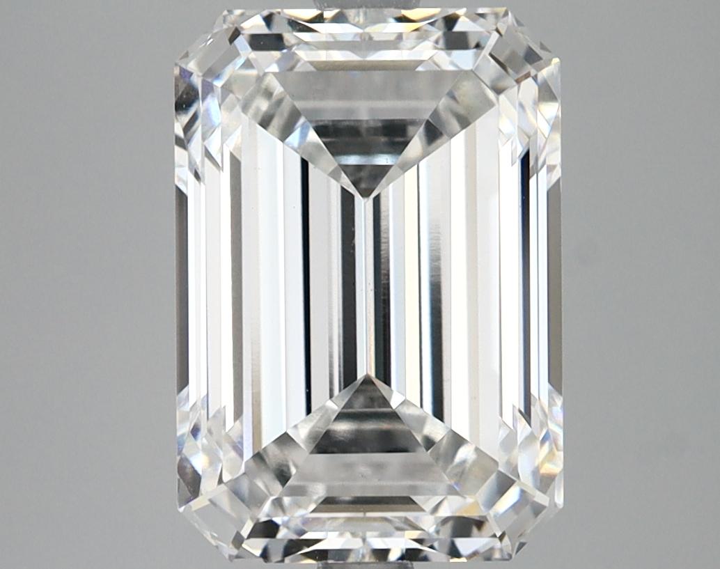 4.11 Carat Emerald Shaped Ideal Cut VVS2 IGI Certified Lab Grown Diamond
