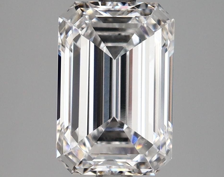2.89 Carat Emerald Shaped Excellent Cut VS2 GIA Certified Lab Grown Diamond