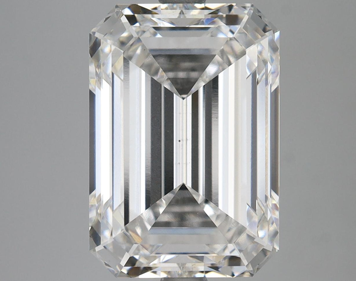 6.81 Carat Emerald Shaped Ideal Cut VS1 IGI Certified Lab Grown Diamond