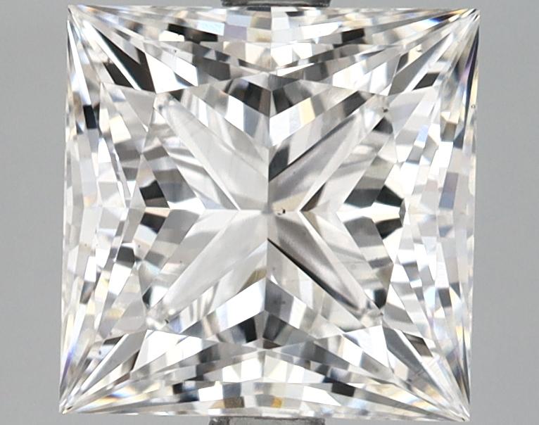 3.05 Carat Princess Shaped Ideal Cut VS2 IGI Certified Lab Grown Diamond