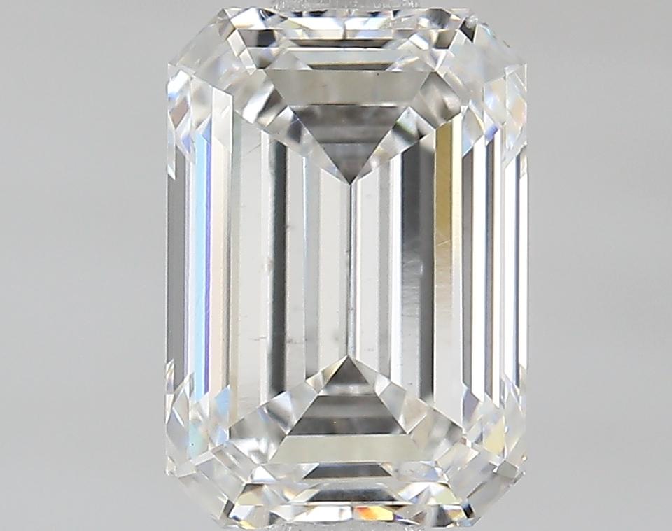 1.84 Carat Emerald Shaped Very Good Cut SI1 GIA Certified Lab Grown Diamond