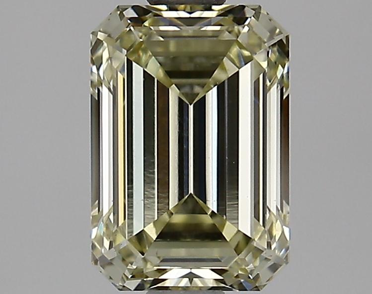 1.84 Carat Emerald Shaped Very Good Cut SI1 GIA Certified Lab Grown Diamond