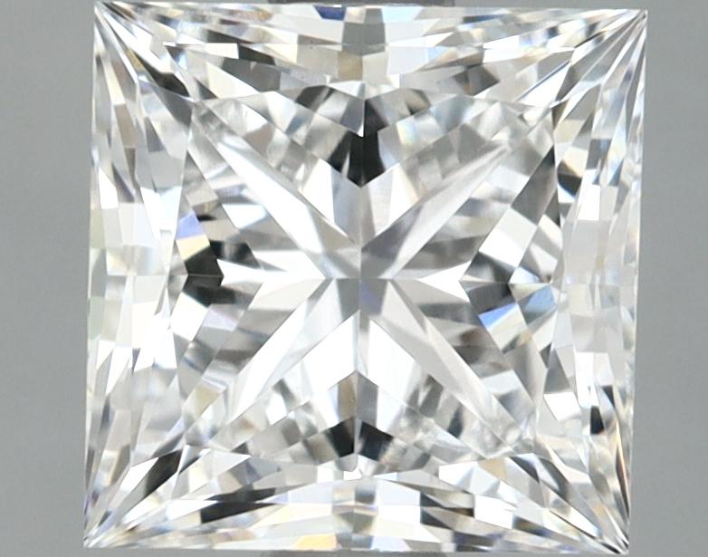 1.47 Carat Princess Shaped Ideal Cut VVS2 IGI Certified Lab Grown Diamond