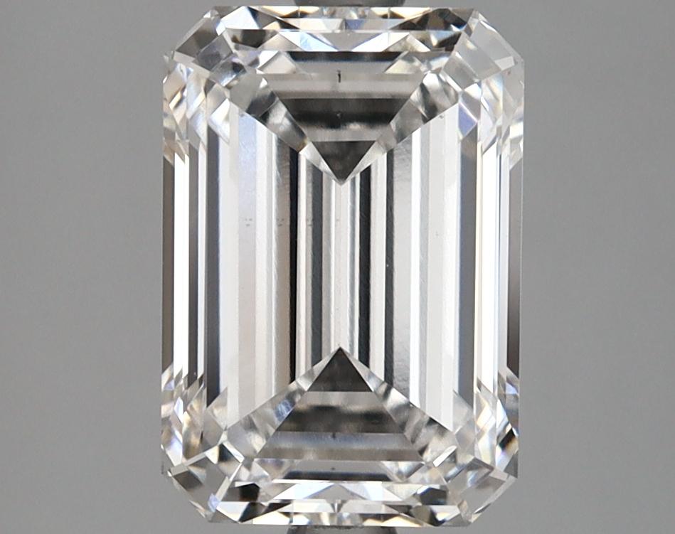 3.18 Carat Emerald Shaped Ideal Cut SI1 GIA Certified Lab Grown Diamond