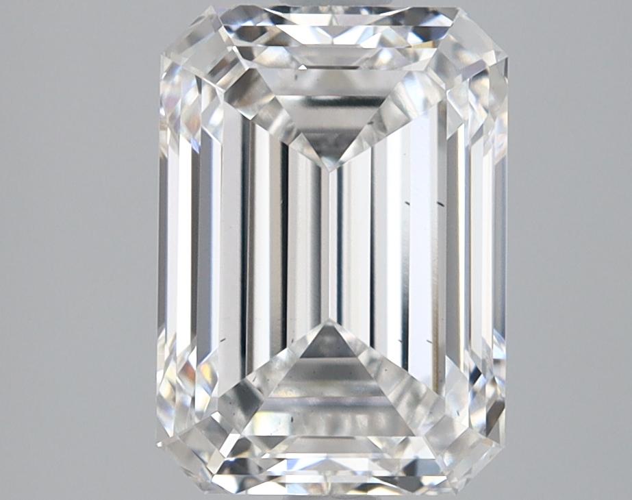 3.06 Carat Emerald Shaped Ideal Cut VS2 IGI Certified Lab Grown Diamond