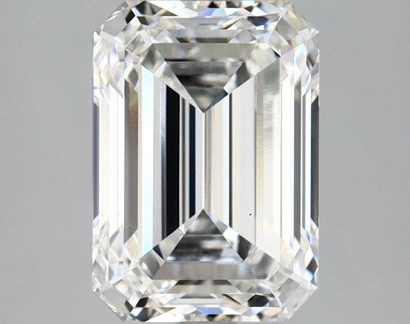 3.21 Carat Emerald Shaped Ideal Cut VS1 IGI Certified Lab Grown Diamond