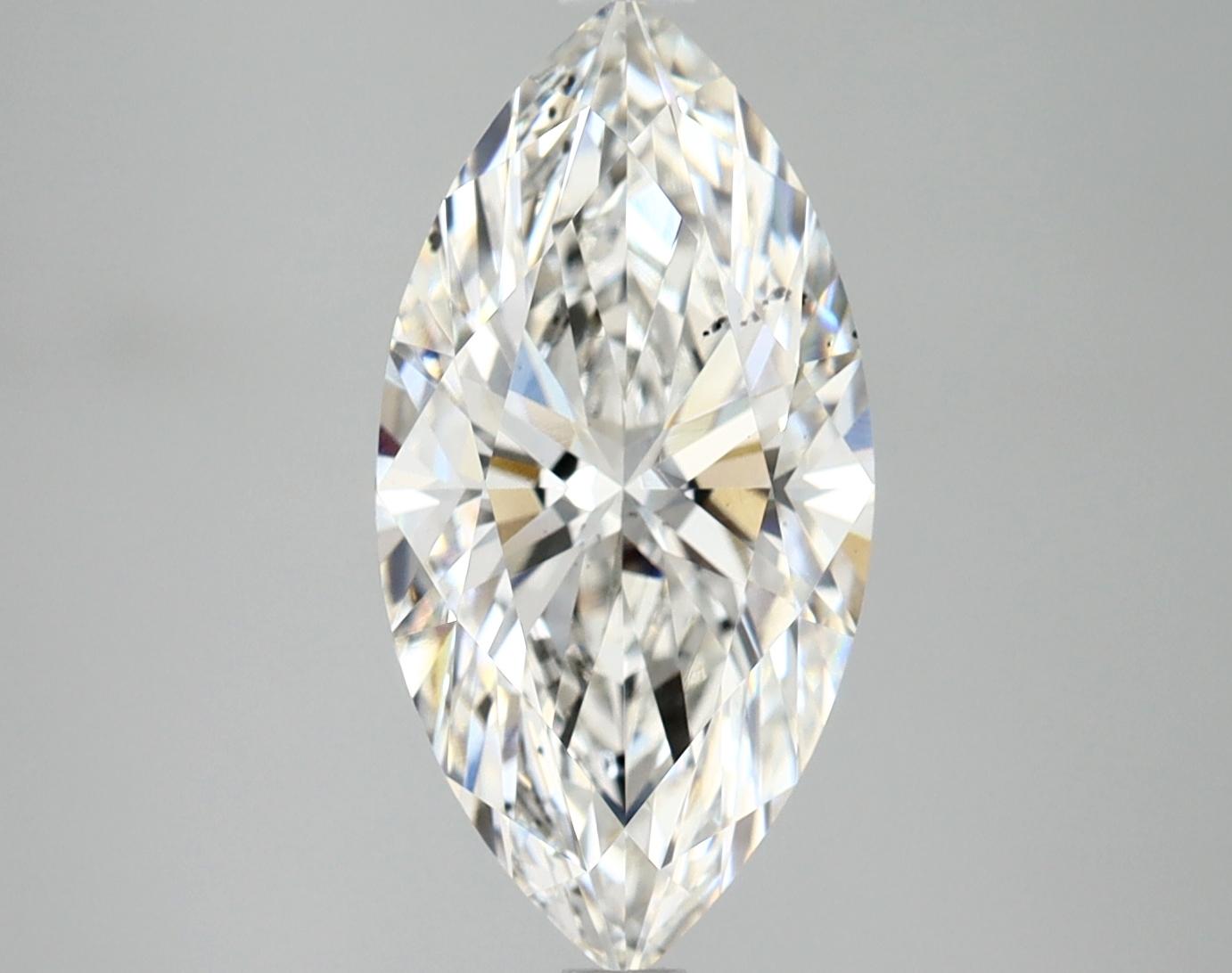 3.04 Carat Marquise Shaped Ideal Cut SI1 IGI Certified Lab Grown Diamond