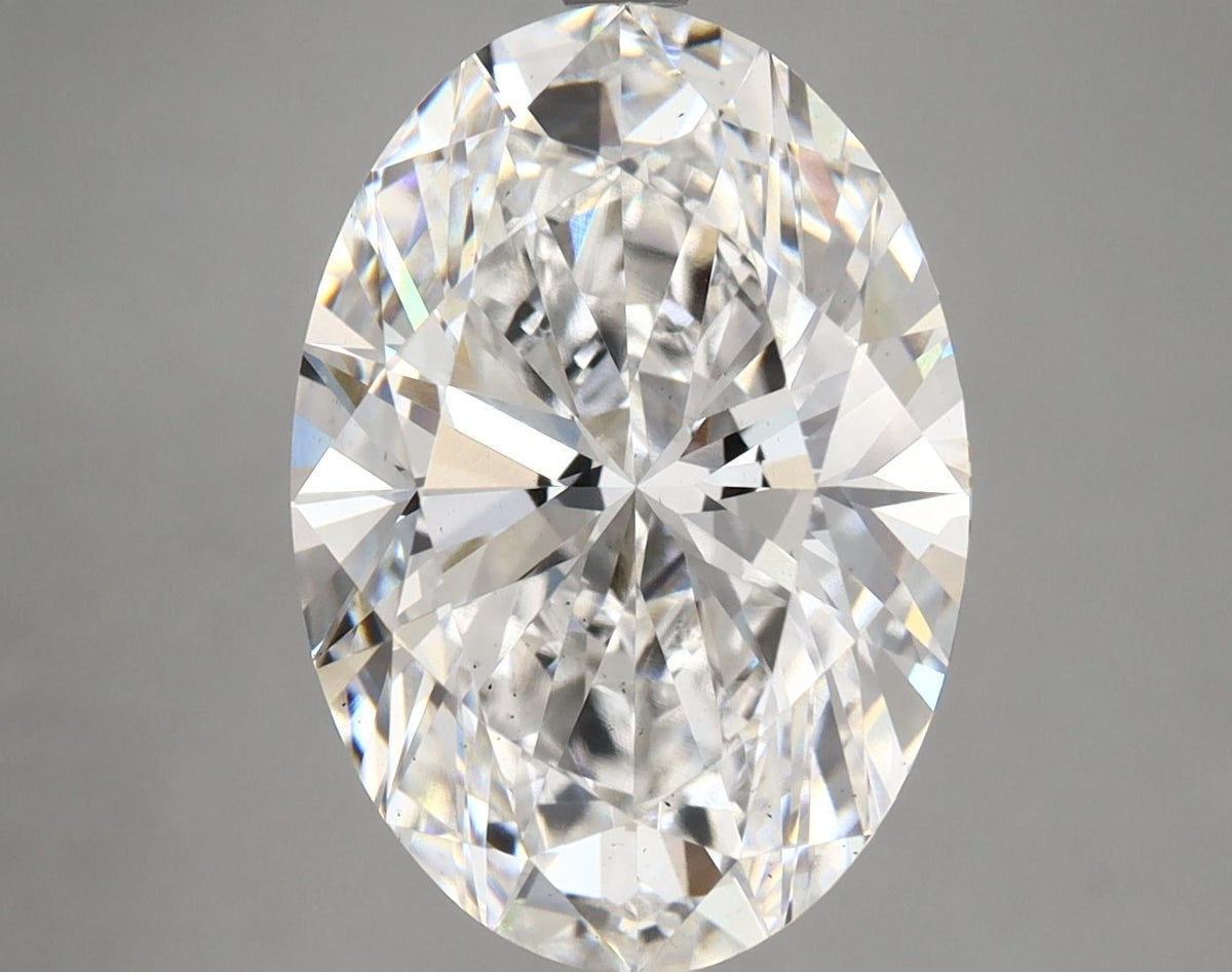 6.17 Carat Oval Shaped Ideal Cut VS2 IGI Certified Lab Grown Diamond