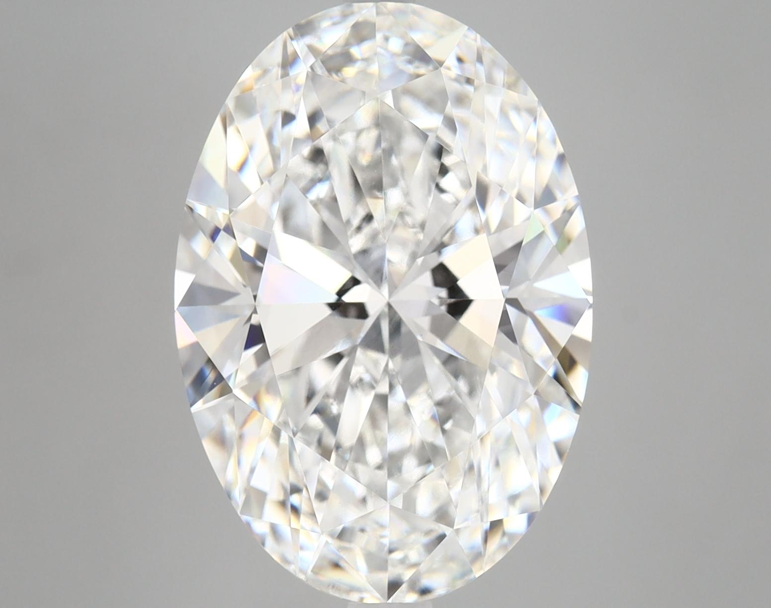 8.0 Carat Oval Shaped Ideal Cut VVS2 IGI Certified Lab Grown Diamond
