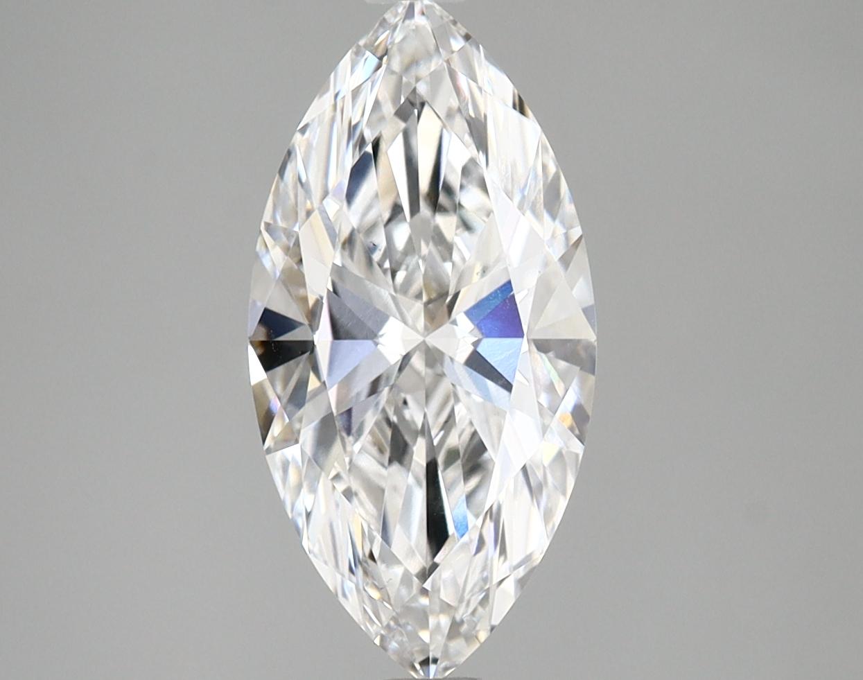 2.07 Carat Marquise Shaped Ideal Cut VS1 IGI Certified Lab Grown Diamond