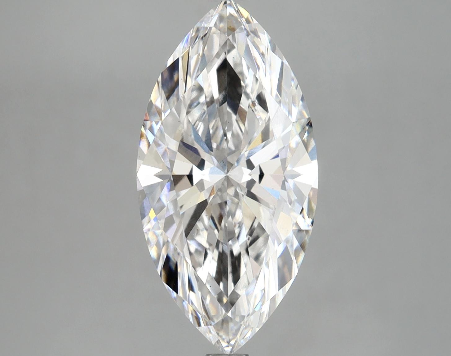 3.52 Carat Marquise Shaped Ideal Cut VS2 IGI Certified Lab Grown Diamond
