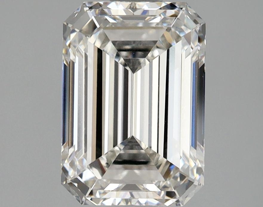2.1 Carat Emerald Shaped Ideal Cut VVS2 IGI Certified Lab Grown Diamond