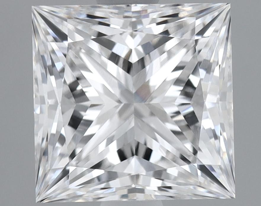 2.09 Carat Princess Shaped Ideal Cut VVS2 IGI Certified Lab Grown Diamond