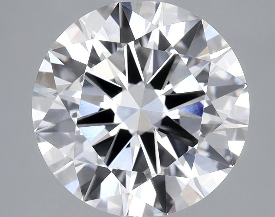 3.05 Carat Round Shaped Ideal Cut VVS2 IGI Certified Lab Grown Diamond