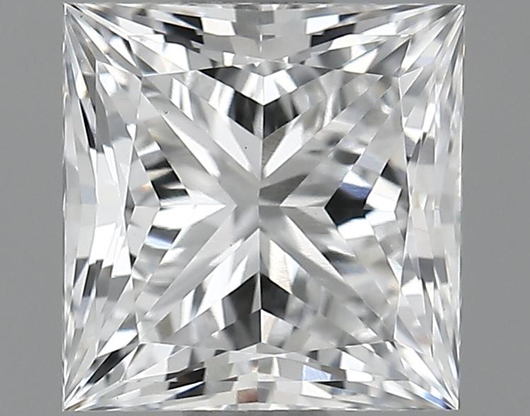 1.51 Carat Princess Shaped Ideal Cut VVS2 IGI Certified Lab Grown Diamond