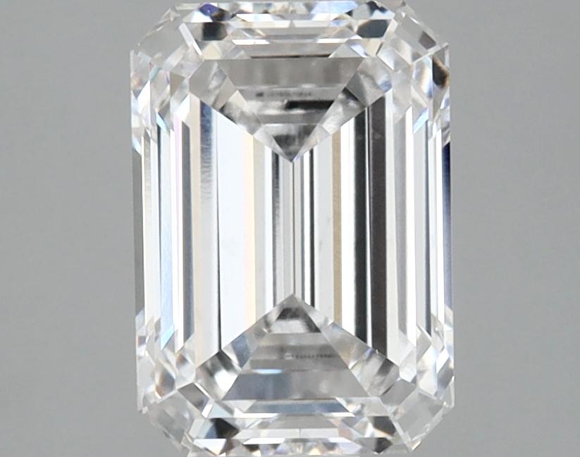 2.1 Carat Emerald Shaped Ideal Cut VVS2 IGI Certified Lab Grown Diamond