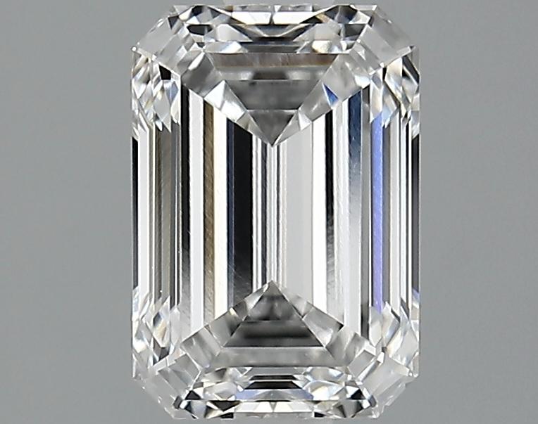 2.02 Carat Emerald Shaped Ideal Cut VVS2 IGI Certified Lab Grown Diamond