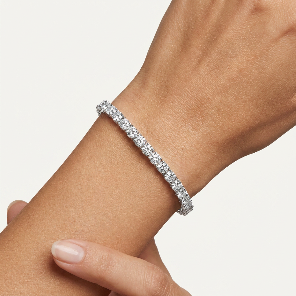 _roll_image@SKU:B2906-LADR05020004S #metal_silver+origin_lab-grown+bracelet-length-inches_7
