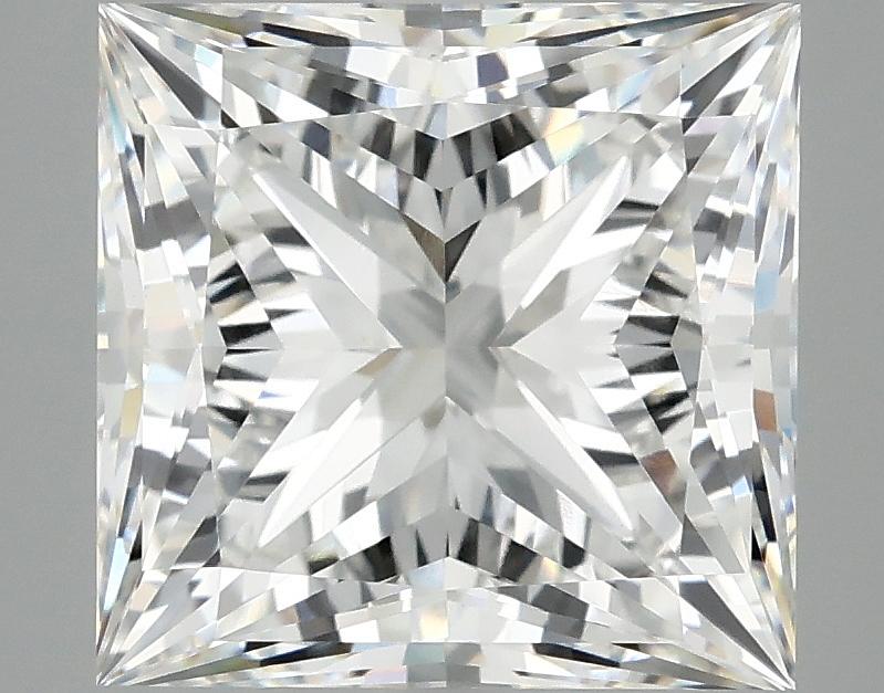 4.76 Carat Princess Shaped Ideal Cut VVS2 IGI Certified Lab Grown Diamond