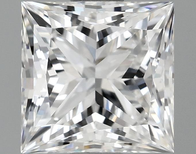 1.08 Carat Princess Shaped Ideal Cut VVS2 IGI Certified Lab Grown Diamond