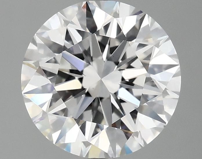 2.07 Carat Round Shaped Excellent Cut VVS2 IGI Certified Lab Grown Diamond