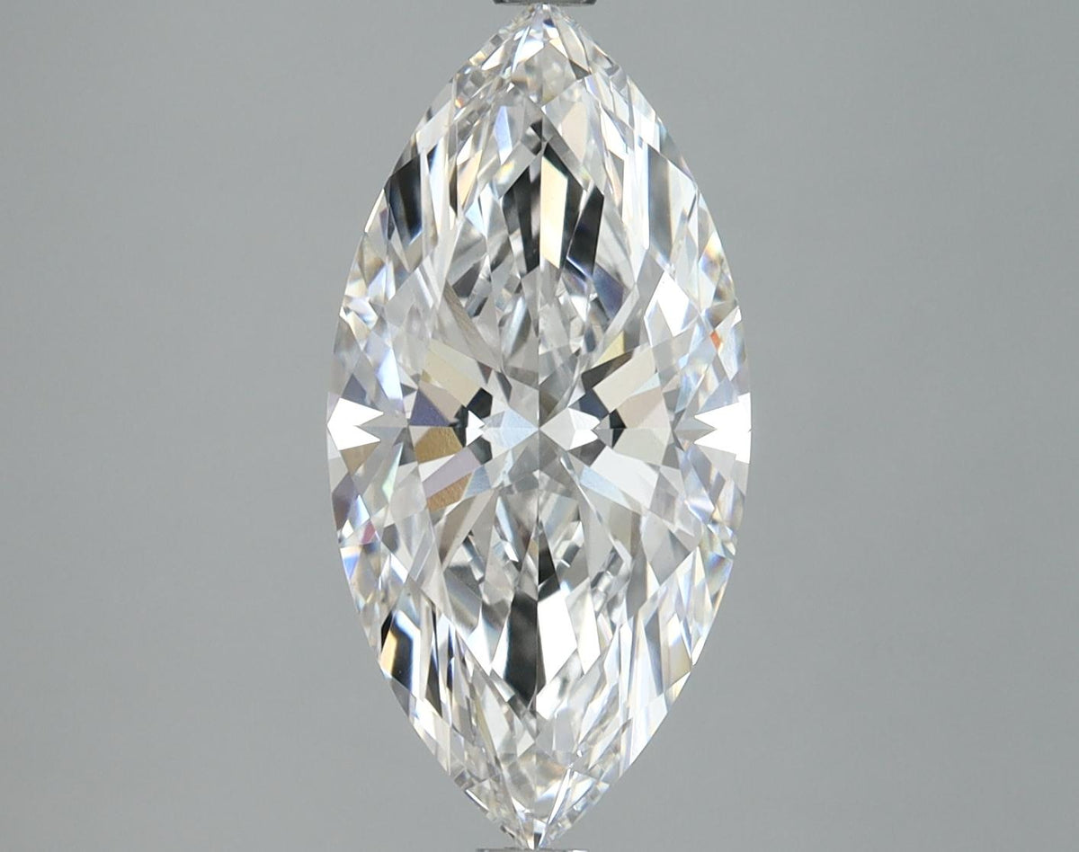 3.02 Carat Marquise Shaped Excellent Cut VVS2 IGI Certified Lab Grown Diamond