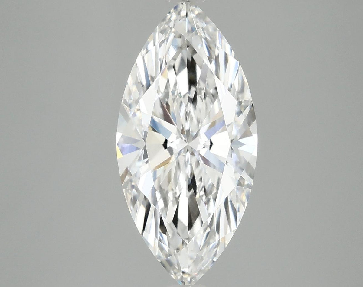2.97 Carat Marquise Shaped Excellent Cut VVS2 IGI Certified Lab Grown Diamond