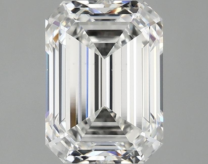 2.87 Carat Emerald Shaped Excellent Cut VS2 IGI Certified Lab Grown Diamond