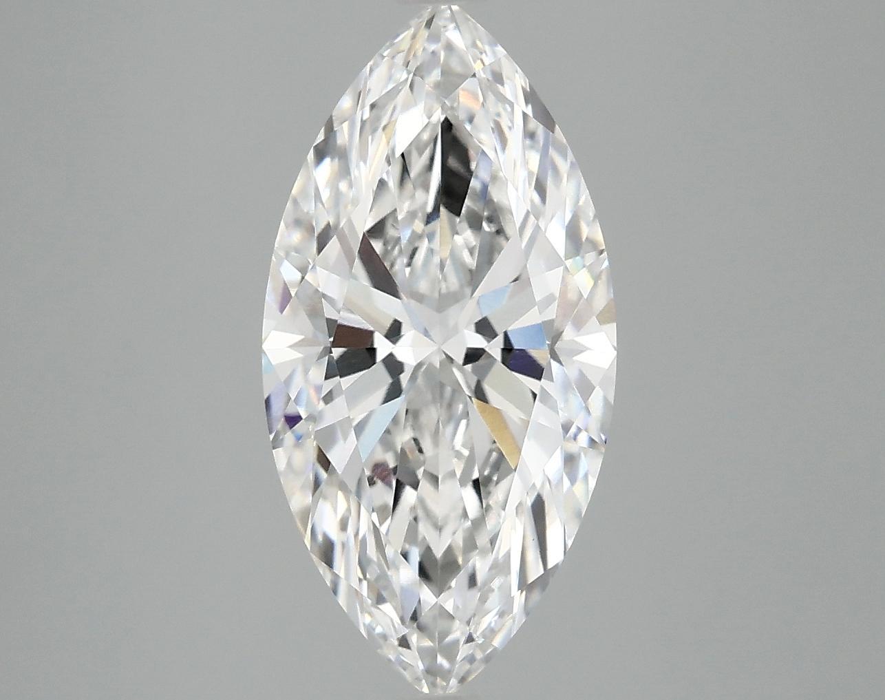 3.1 Carat Marquise Shaped Ideal Cut VVS2 IGI Certified Lab Grown Diamond