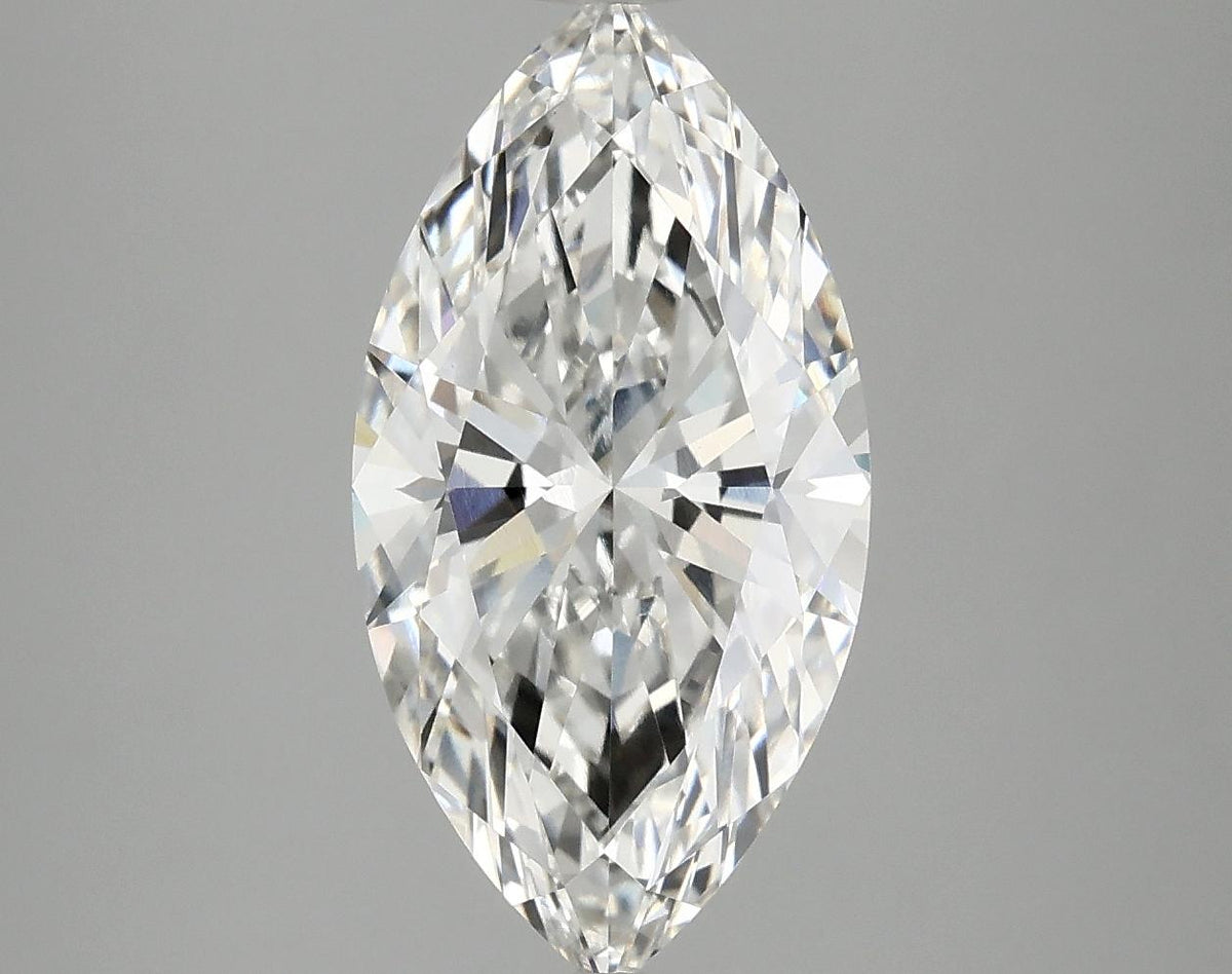 3.1 Carat Marquise Shaped Ideal Cut VVS2 IGI Certified Lab Grown Diamond