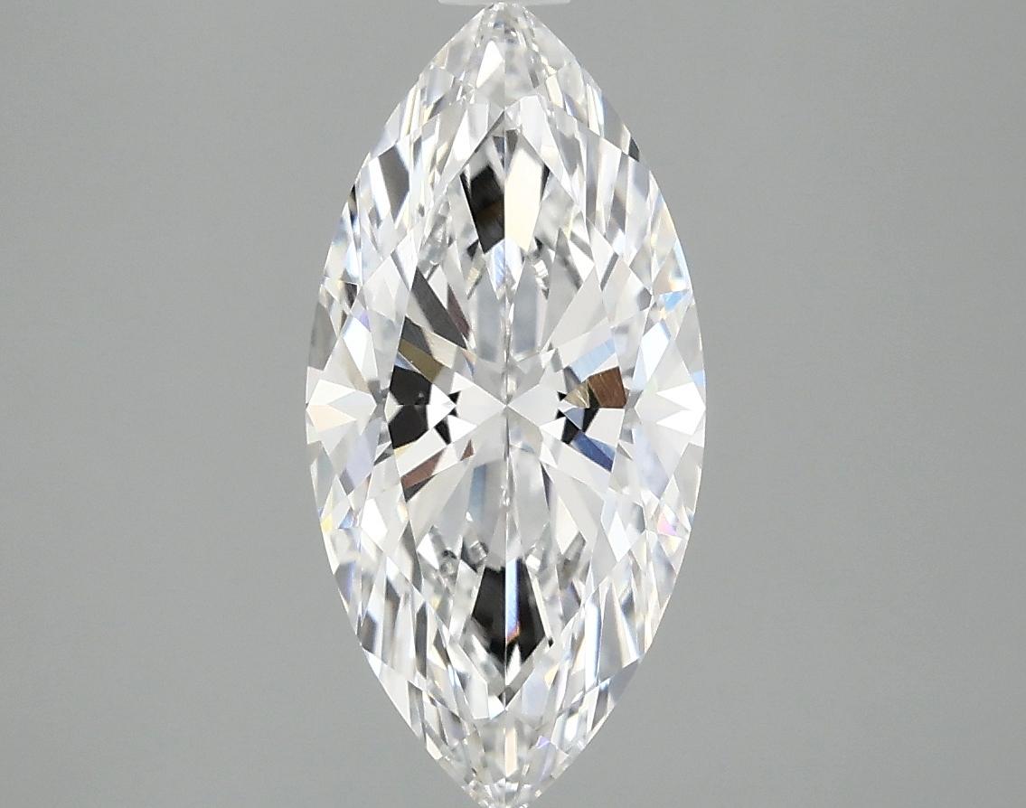 2.08 Carat Marquise Shaped Excellent Cut VVS2 IGI Certified Lab Grown Diamond