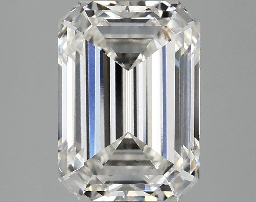 3.01 Carat Emerald Shaped Ideal Cut VVS2 IGI Certified Lab Grown Diamond