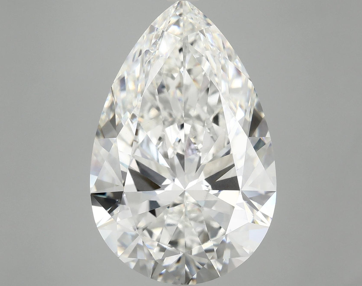 11.14 Carat Pear Shaped Ideal Cut VVS2 IGI Certified Lab Grown Diamond